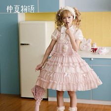 Summer Fairy Pink Strawberry Lolita Jsk Jfashion (not Angelic Pretty)