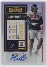 2020 Panini Contenders Rookie Championship Ticket /49 Ross Blacklock Auto 00q8