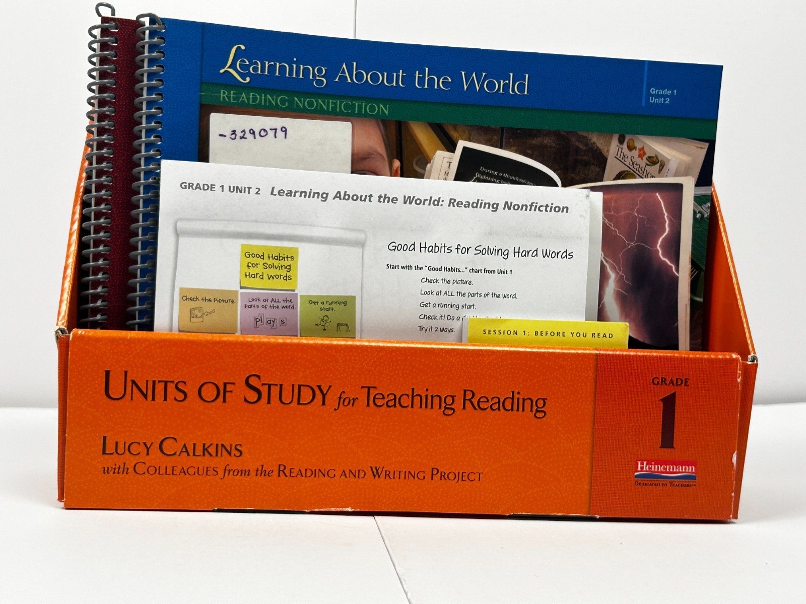 Units of Study for Teaching Reading Grade 1 by Lucy Calkins Heinemann Box Set
