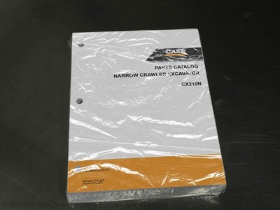 Case CX210N Narrow Crawler Excavator Parts Catalog Exploded View Manual Diagram