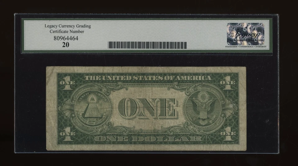 DBR 1935-A $1 North Africa Fr. 2306 IC Block Legacy VF-20 Serial I37006836C - Image 2 of 2