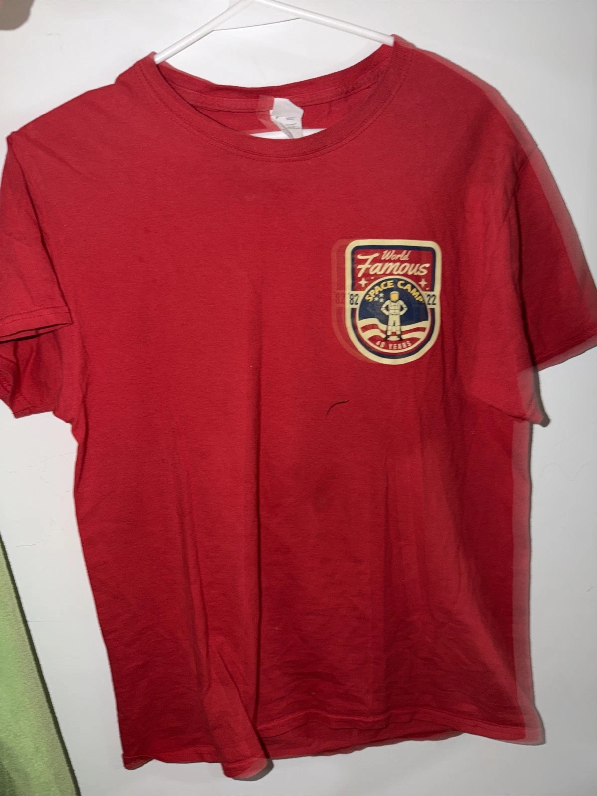 Vintage Worlds Famous Space Camp By Fruit Of A Loom Side Small