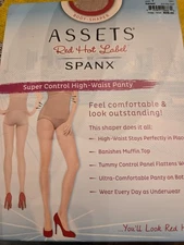 SPANX Assets Red Hot Label Super Control High Waist Panty Brief Size 7 G Barest