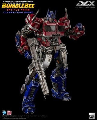 Threezero Optimus Prime Cybertron Mode Transformers Bumblebee DLX Action Figure