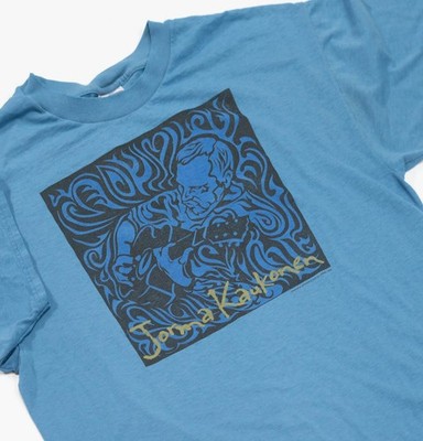 Vintage Single Stitch Rock Tee Size XL USA 90s Jorma Kaukonen Psychedelic Music