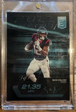 2024 Panini Donruss Elite Full Throttle Black #25 Nico Collins 1/1