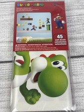 Nintendo Super Mario Wall Decals 45 Removable  Repositional Stickers RoomMates