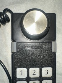 2 Coleco Colecovision Computer Joystick Gamepad Controller Black OEM UNTESTED