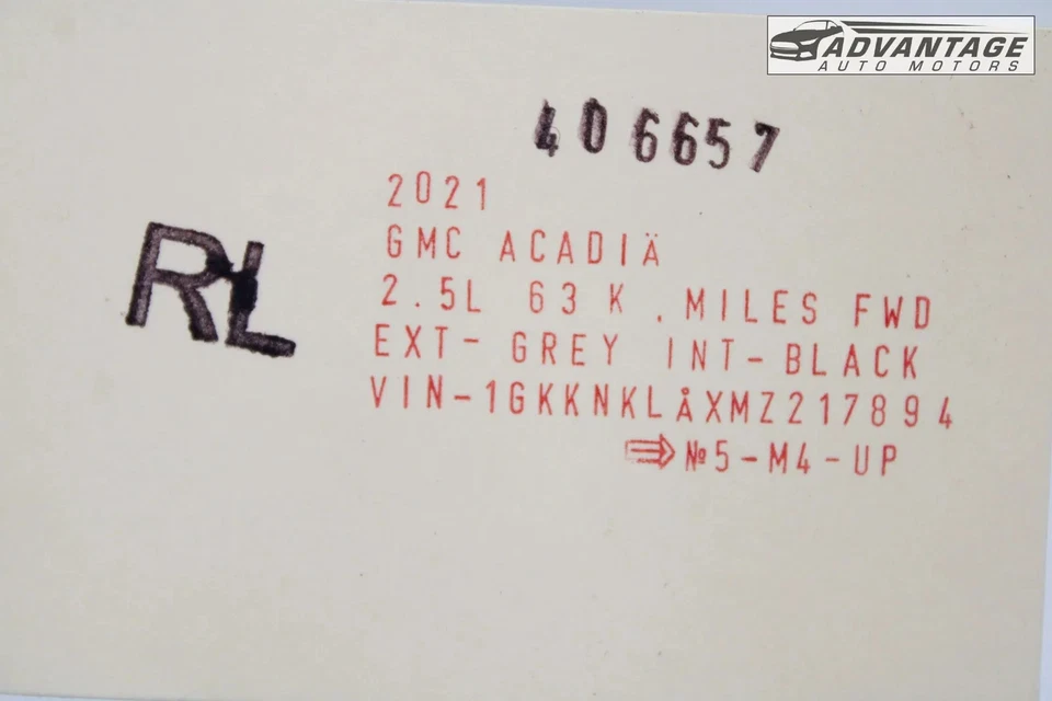 GMC ACADIA 2017-2023 techo trasero izquierdo agarre superior mango gris OEM Foto 4 de 4