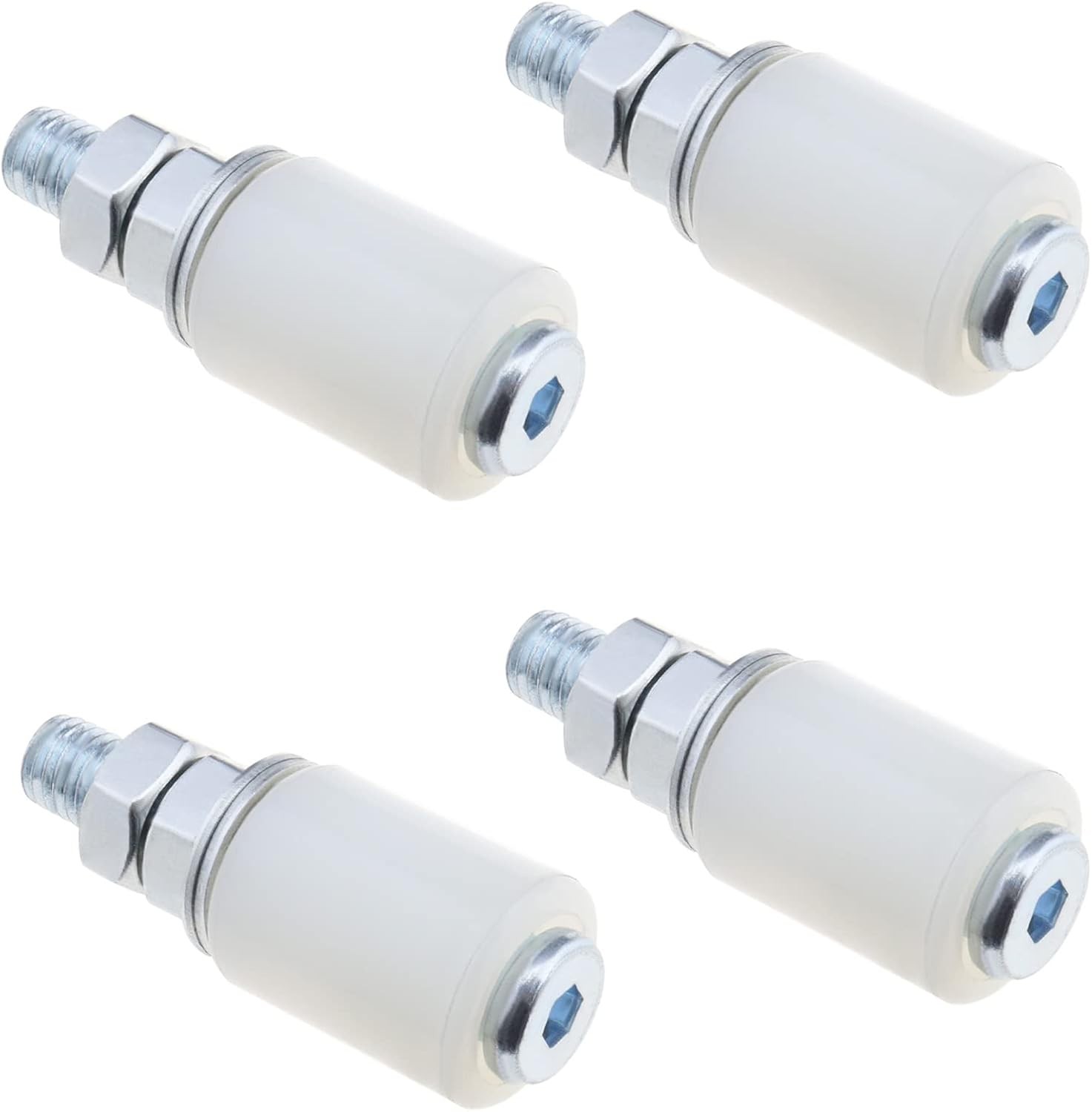 ECSiNG 4Pcs Nylon Roller Sliding Door Roller Sliding Barn Door Floor Guide Roll