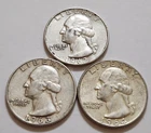 1962D 1963 1964 Washington Quarters •P/D • Solid & Good Details, High Points X49