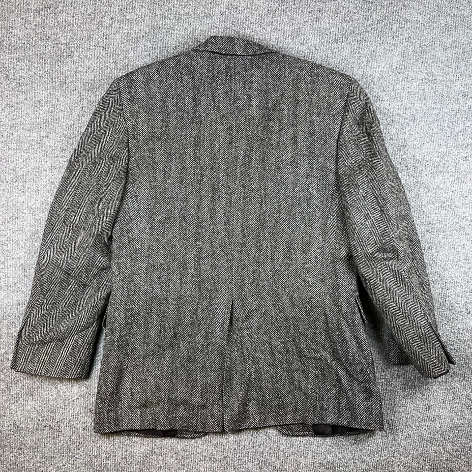 Vintage Brooks Brothers Tweed Blazer Mens 38S Scottish Shetland Wool Made in USA - Image 2 of 4