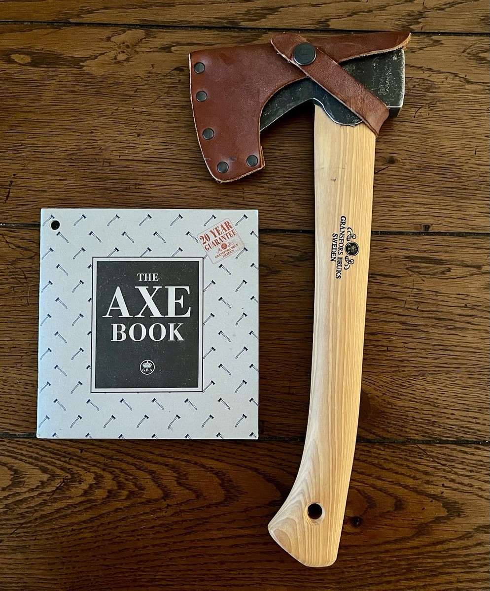 Never Used Gränsfors Bruk Wildlife Hatchet #415 with Leather