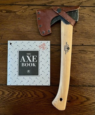 Never Used Gränsfors Bruk Wildlife Hatchet #415 with Leather