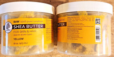 Raw African SHEA BUTTER Unrefined Organic for Skin/ Hair 16oz x 2 Jars Fr Ghana
