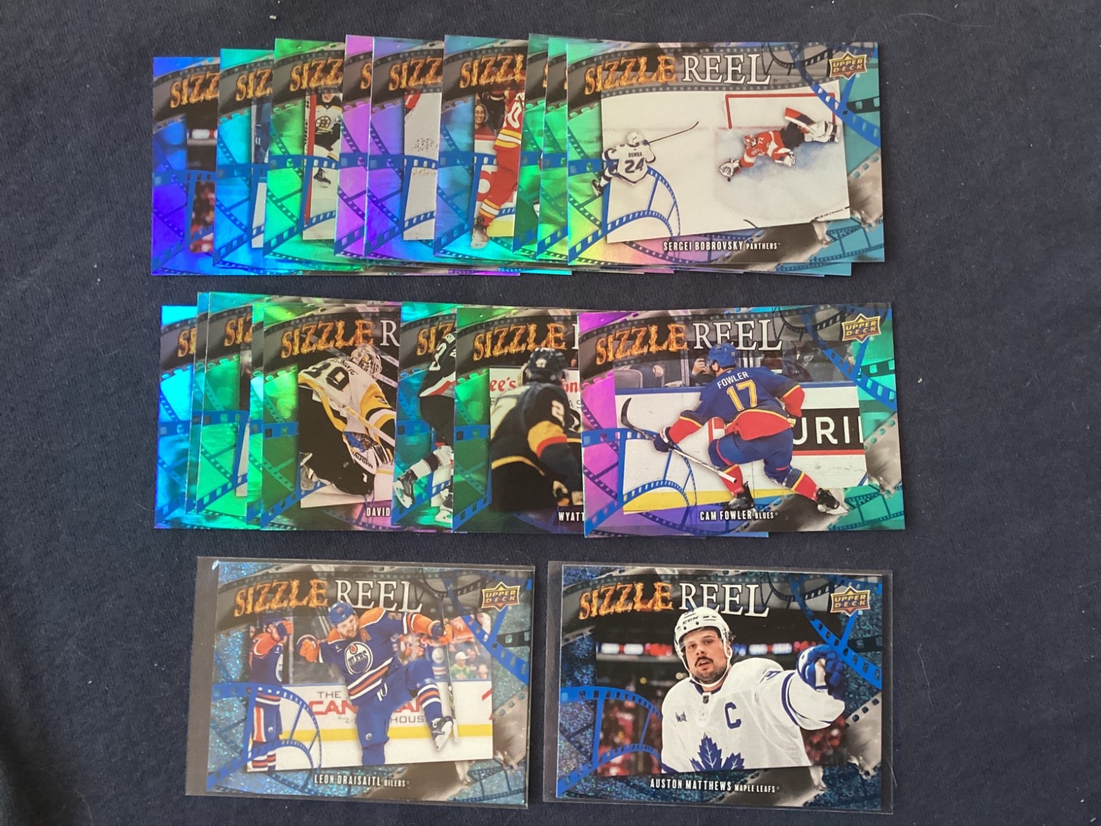 2025-26 Upper Deck Series 1,2, Extended SIZZLE REEL Hockey Cards. You Pick  List