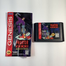 Phantom 2040 (Sega Genesis, 1995) Cartridge And Manual Only - Tested
