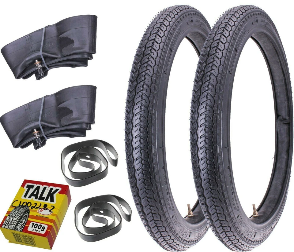 2 tubi pneumatici 19 x 2,25 19-2,25 per Simson SR2 ciclomotore Komar MR 50 Condor NSU