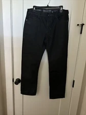 Ring of Fire Mens NEW 34x30 Slim Stretch Black Jeans Cotton Denim Blend