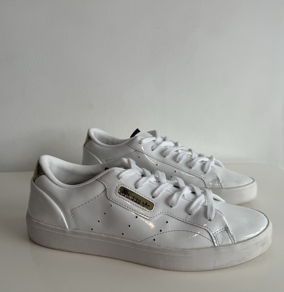 Adidas Sleek Adidas White Women's Sneakers Womens Sleek Lo