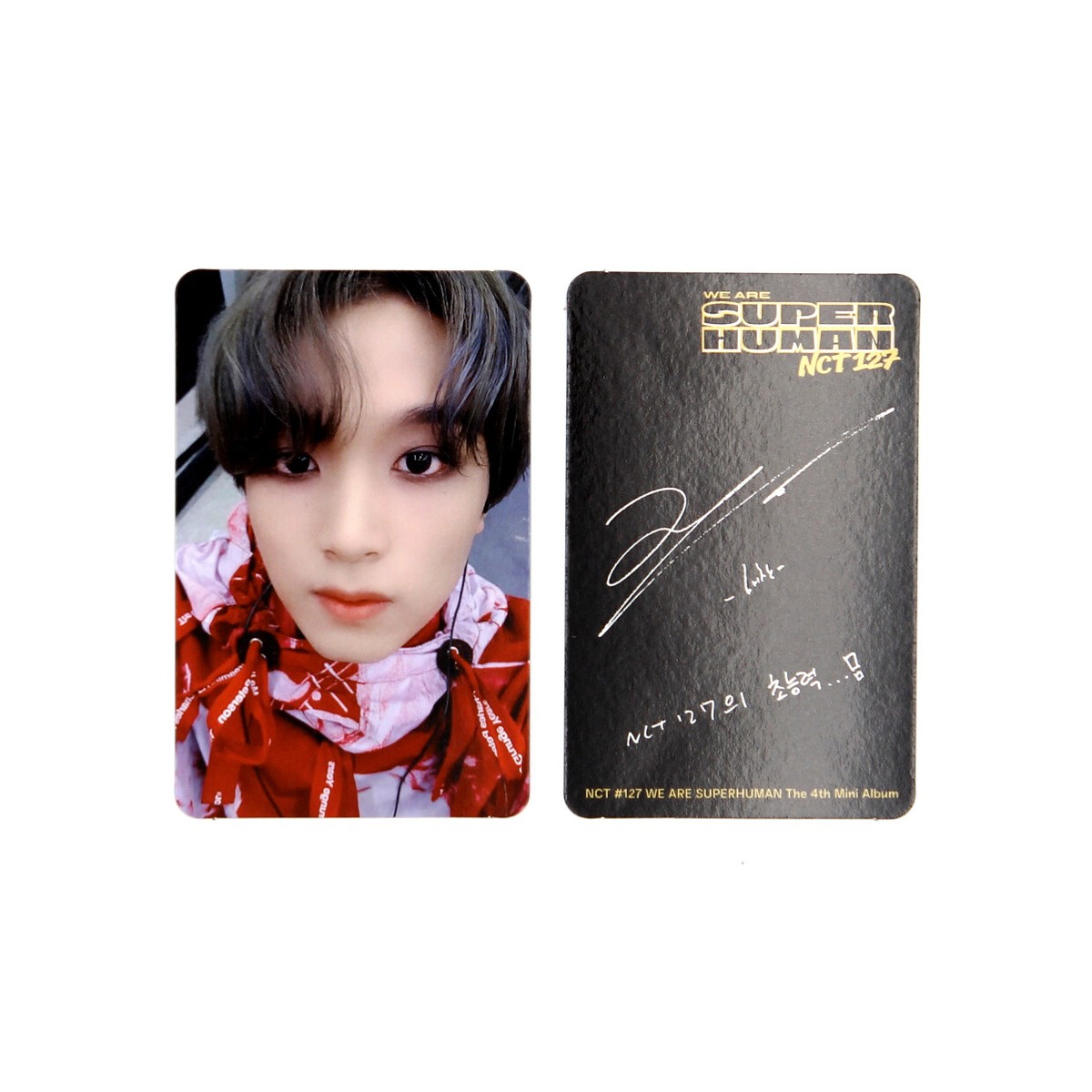 ヘチャン　トレカ　super human フレームケース　nct127 ヘチャン トレカ super human フレームケース nct127 OFFICIAL