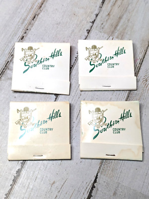 (4) Vintage Oklahoma Matchbook Southern Hills Country Club Tulsa PGA US Open 80s