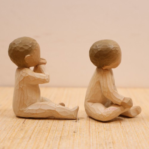 Lot of 4 Willow Tree Figurines Susan Lordi - Twin Baby, Learning, Keepsake - Picture 5 of 21