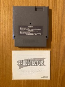 Probotector Entertainment System Mattel Raro Vintage Konami Nintendo NES