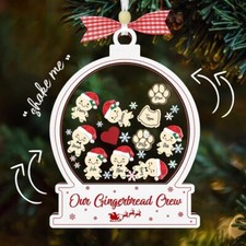 6" Memorial Family DIY Christmas Ornament Sympathy Gifts For Loss Of Loved One