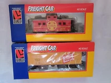 HO SCALE LIFE-LIKE 8501 Oscar Mayer Reefer & 8552 SANTA FE CABOOSE