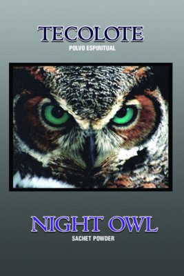 POLVO TECOLOTE Night Owl Sachet Powder USED FOR VIGILENT SPIRITUAL