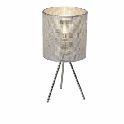 Brilliant Dubai 93631/15 Table Lamp E27 Max 60W Metal Crom Acrylic Lamp