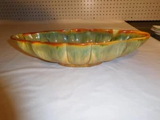 Rare Vintage Royal Haeger 323 Oblong Very Long 16 inch Earth Tones Bowl
