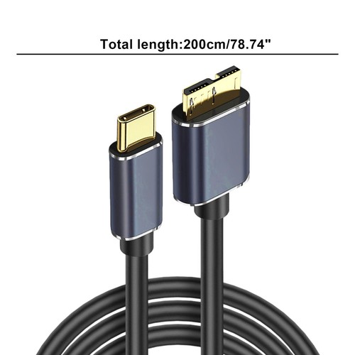 Hard Drive Cable Universal USB 3.0 Cable 3A Fast Charging 5Gbps USB - Photo 12 sur 17