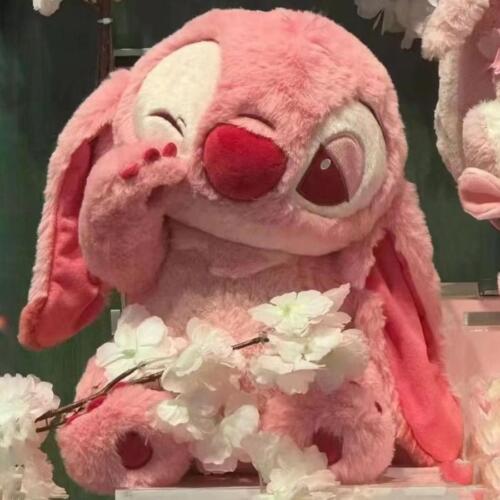 Pink Stitch Sakura Series Gifts Plush Toy Doll Cartoon Anime Lilo & Stit 27cm - Picture 6 of 19