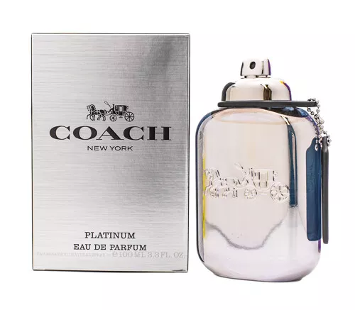 Coach New York Platinum by Coach 3.3 3.4 oz EDP Cologne for Men