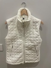 Post Card Italy Ski Vest, White, Size Uk12, Us10, Fr42