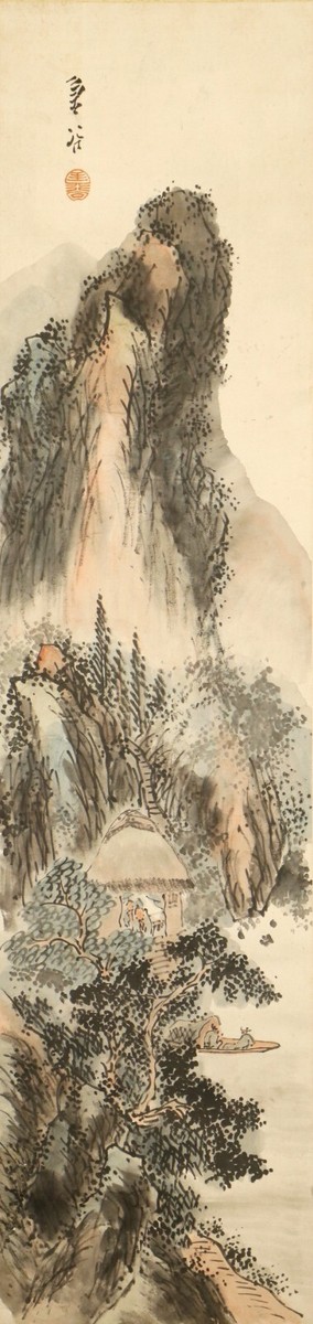 絵画 flk041205 Antique Japanese Scroll 