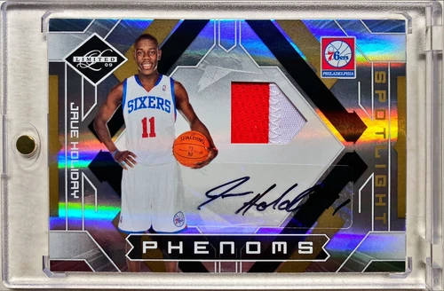 2009 Panini Limited Jrue Holiday Prime Gold RPA /10 Boston Celtics SSP RARE RC