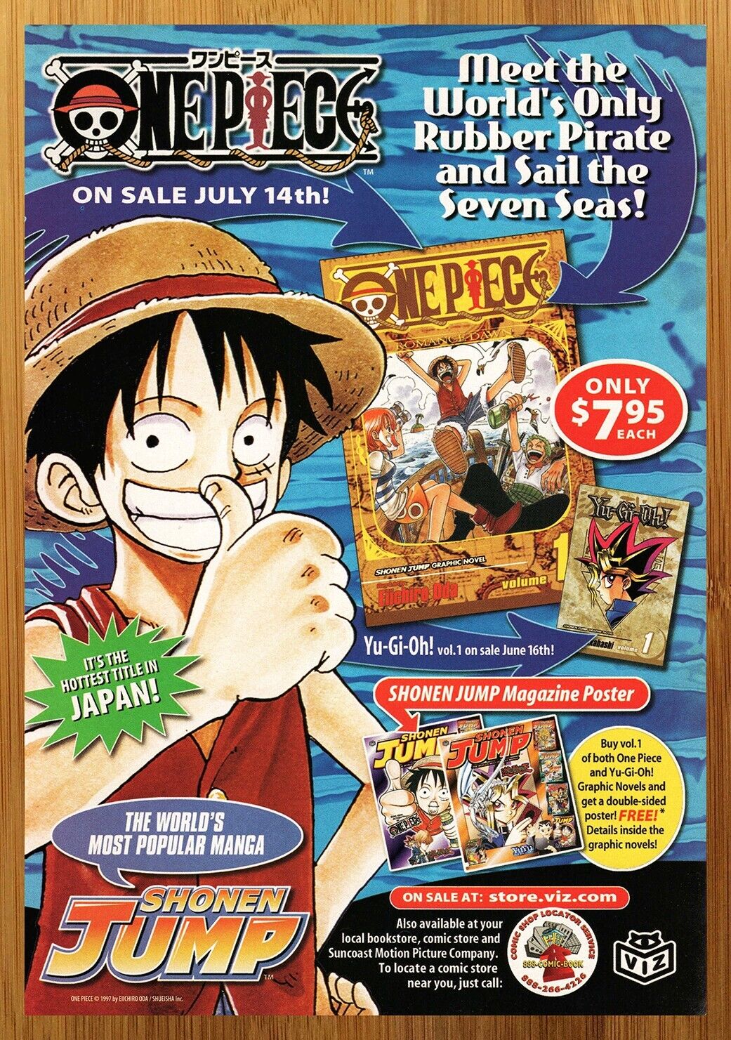 Original One Piece Anime Poster