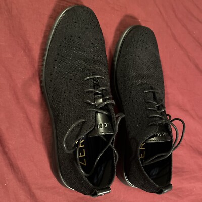 Cole Haan Men\'s 2.Zerogrand Stitchlite Oxford Shoe Size 10.5M C28527 Black/Black Cole Haan Men main image 3