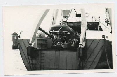 Vickers Marine Mini U-Boot auf Vickers Vanguard Leith Docks 1977 Foto C5