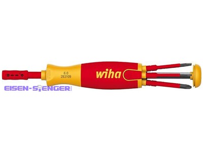 Wiha Schraubendreher mit Bit Magazin LiftUp electric