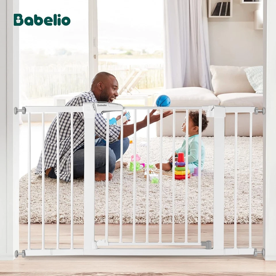 Babelio Extra Wide Walk Thru Child Safety Gate, 29"-48" Auto Close, Easy Install - Image 2 of 4