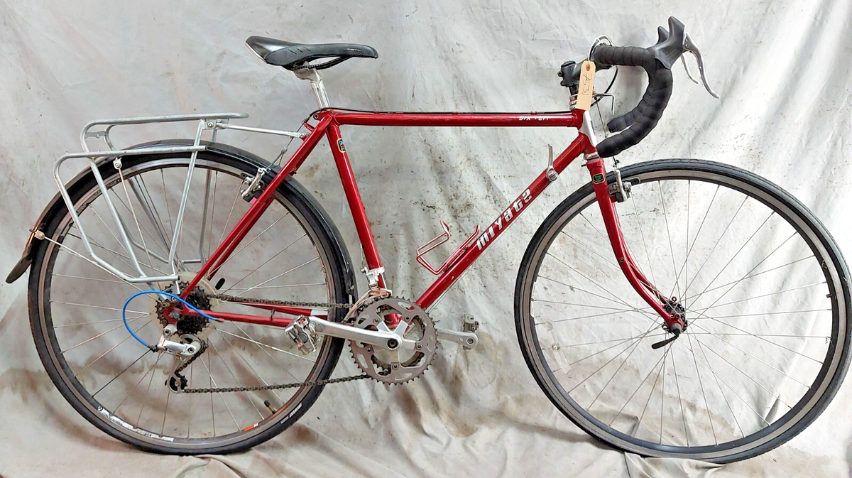MIYATA BICYCLE 昭和レトロ MIYATA WORKS 自転車 昭和レトロ 運搬車 革サドル 26インチ