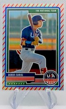 2023 Panini USA Stars & Stripes Derek Curiel Stripes Prizm Parallel #6 - LSU