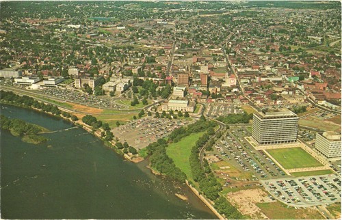 Aerial View of Trenton, Mercer County, New Jersey Postcard