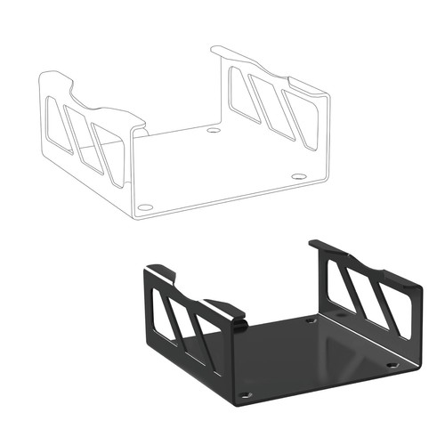 For M4/M4 Pro Mac mini 2024 Metal Display Bracket Standard 95*95mm Hole Display - Picture 4 of 6