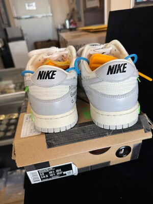 Size 12 - Nike Off-White x Dunk Low Lot 02 of 50 Authentic Exc