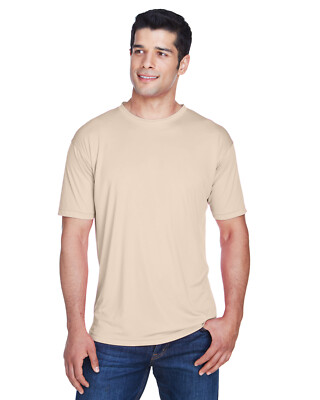 UltraClub Mens Cool & Dry Sport Wholesale Performance Interlock T-Shirt 8420